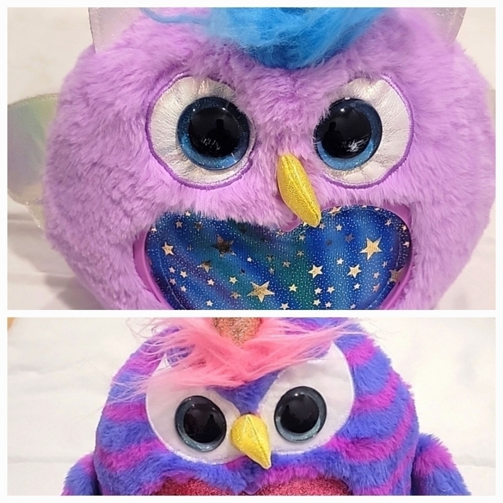 ✨️ ZURU LOT Rainbowcorns Plush Purple Stuffed Unicorn & Zuru Rainbocorn Pur…